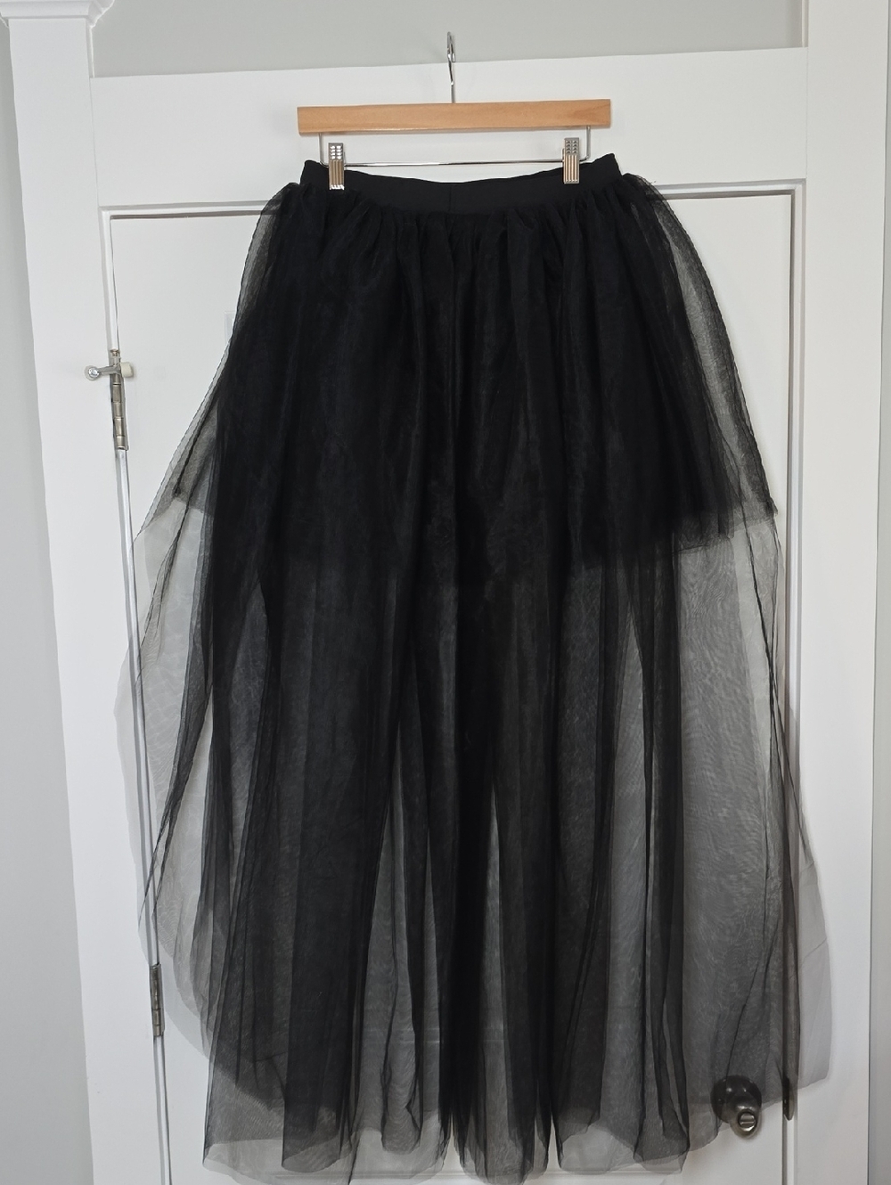 Women's Hi-Lo Long Tutu Tulle Bustle Skirt Elastic Waist Festival Party One Size - Picture 3 of 11